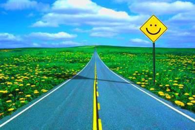 La route du bonheur...